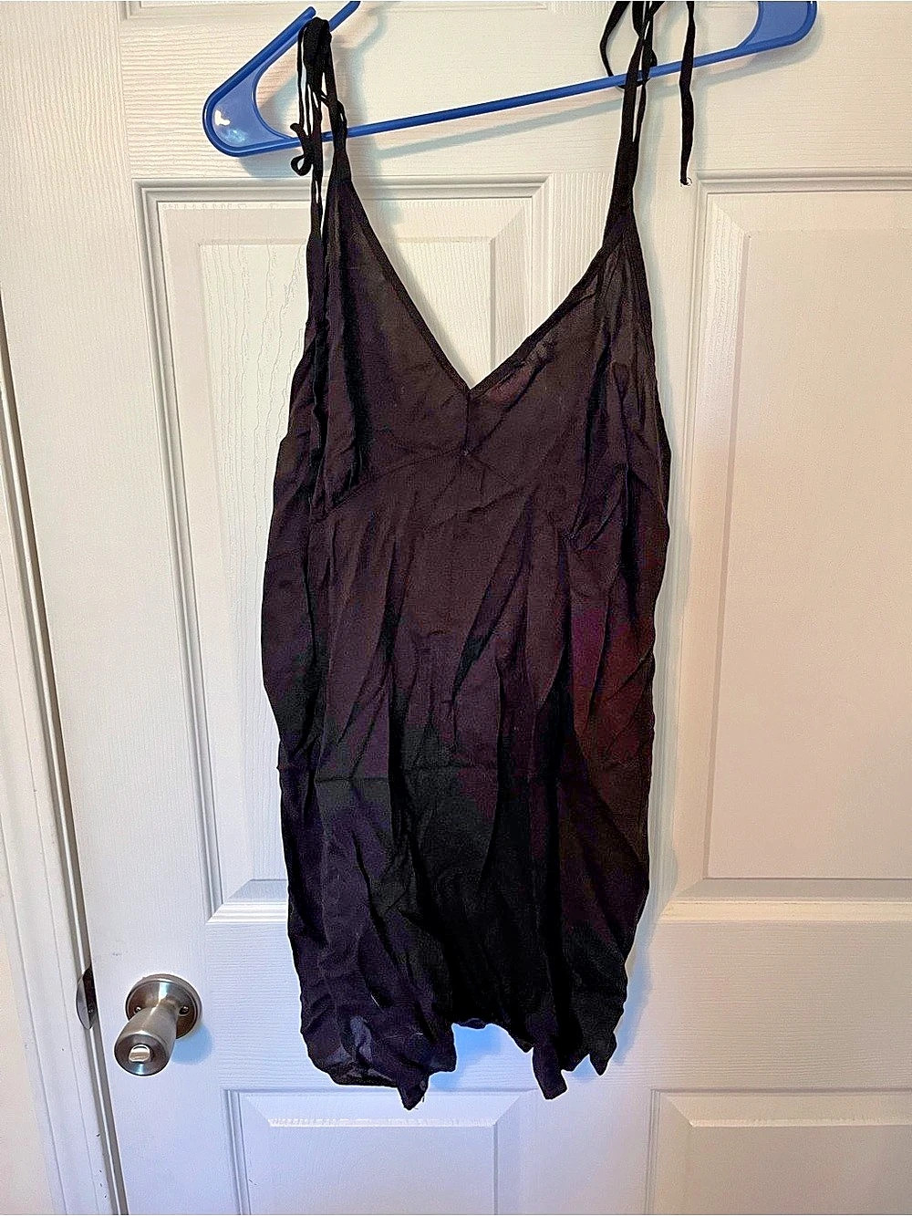 ASOS DESIGN TALL Black Romper Size 8 Tall Like New